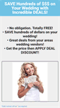 Mobile Screenshot of dealsforweddings.com